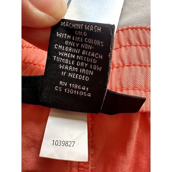 Lane Bryant Orange Pull on Trousers Woman's Size 26/28 Elastic Waist summer - Picture 5 of 16